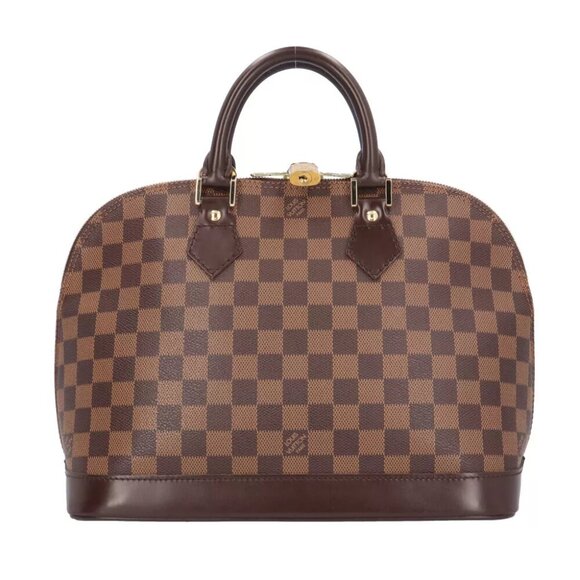 LOUIS VUITTON Handbag Damier canvas Damier Alma used - Picture 1 of 8